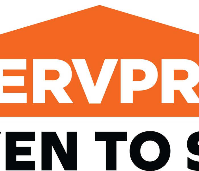 Image of the orage servpro logo, with the words driven to serve written underneath in capital letters 