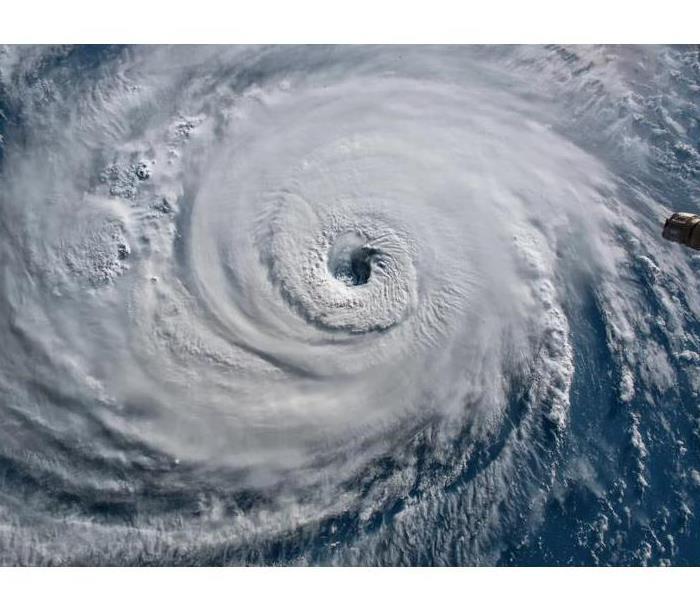 Image showing a hurricane from an overhead satelite view